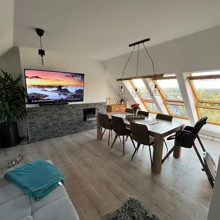 105 Qm Neues Klimatisiertes Appartment Fuer Familien Privater Parkplatz Chemnitz Buitenkant foto